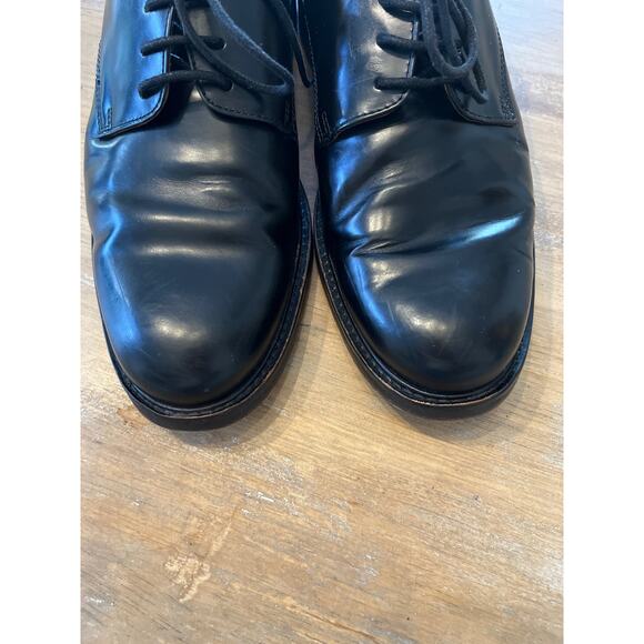 Ami Men’s black leather lace up dress shoes size 43 main image 11